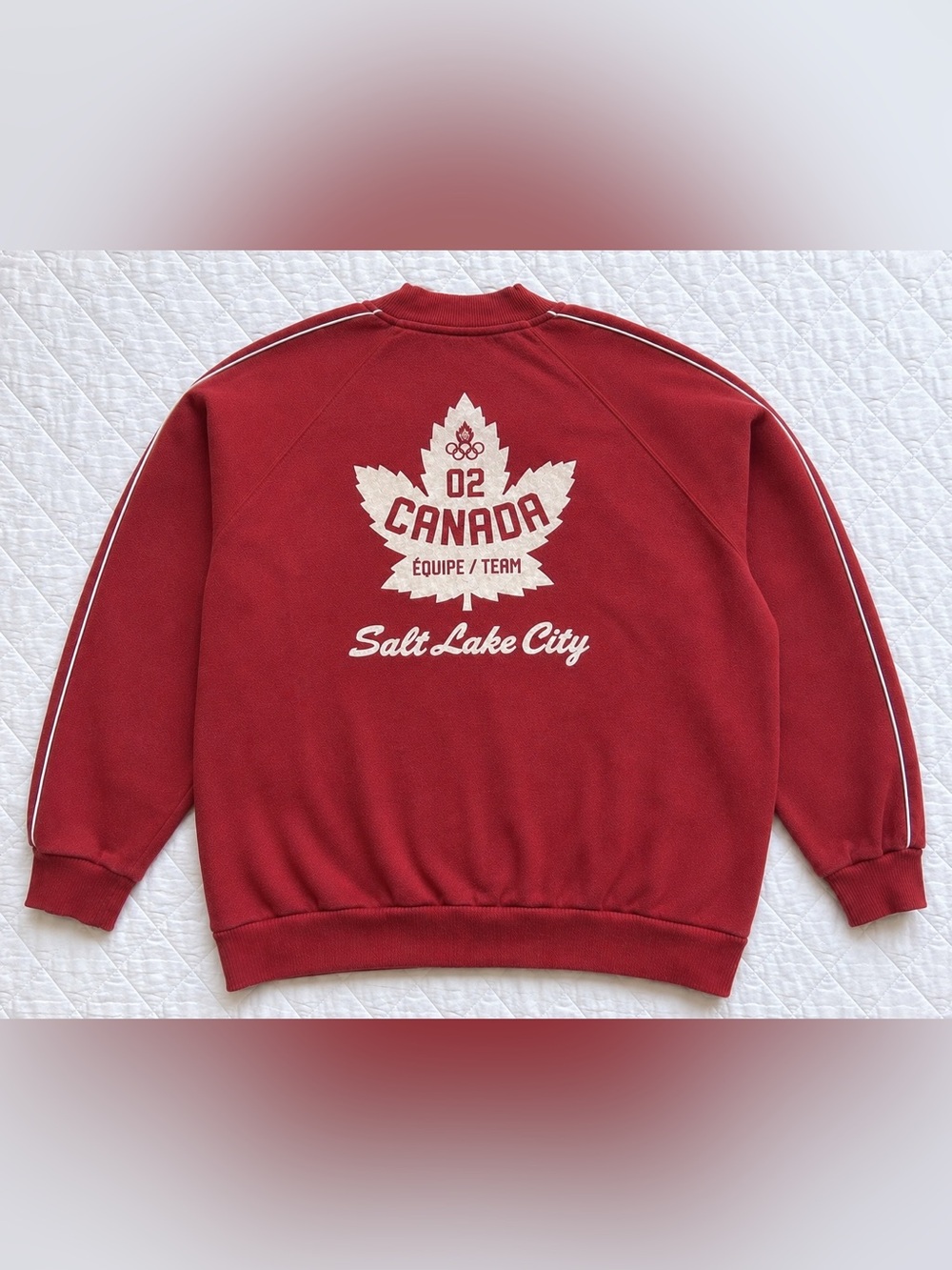 Vintage Roots 2002 Olympics Team Canada Full Zip Jacket XXL Burgundy - Picture 2 of 6